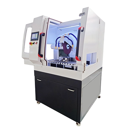 ZQ-300F自动智能金相切割机 - 立地一体式三轴切割，多种模式，适合异形件精密切割